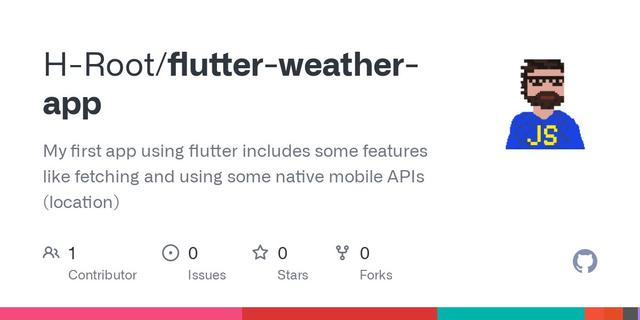 Flutter Weather App